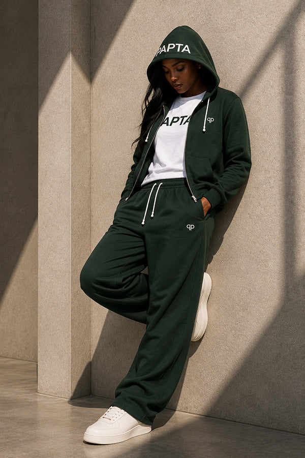 Papta Green Track Top