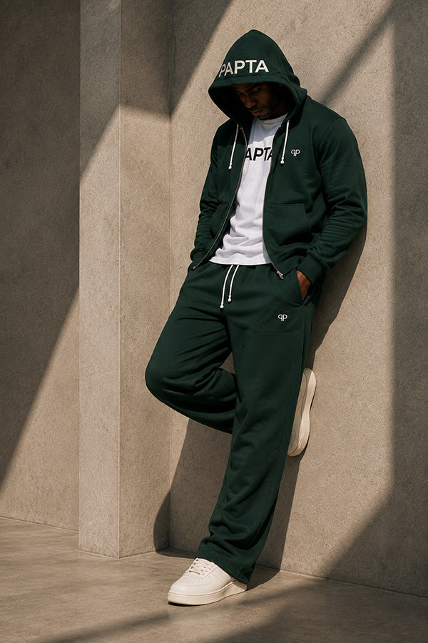Papta Green Track Top