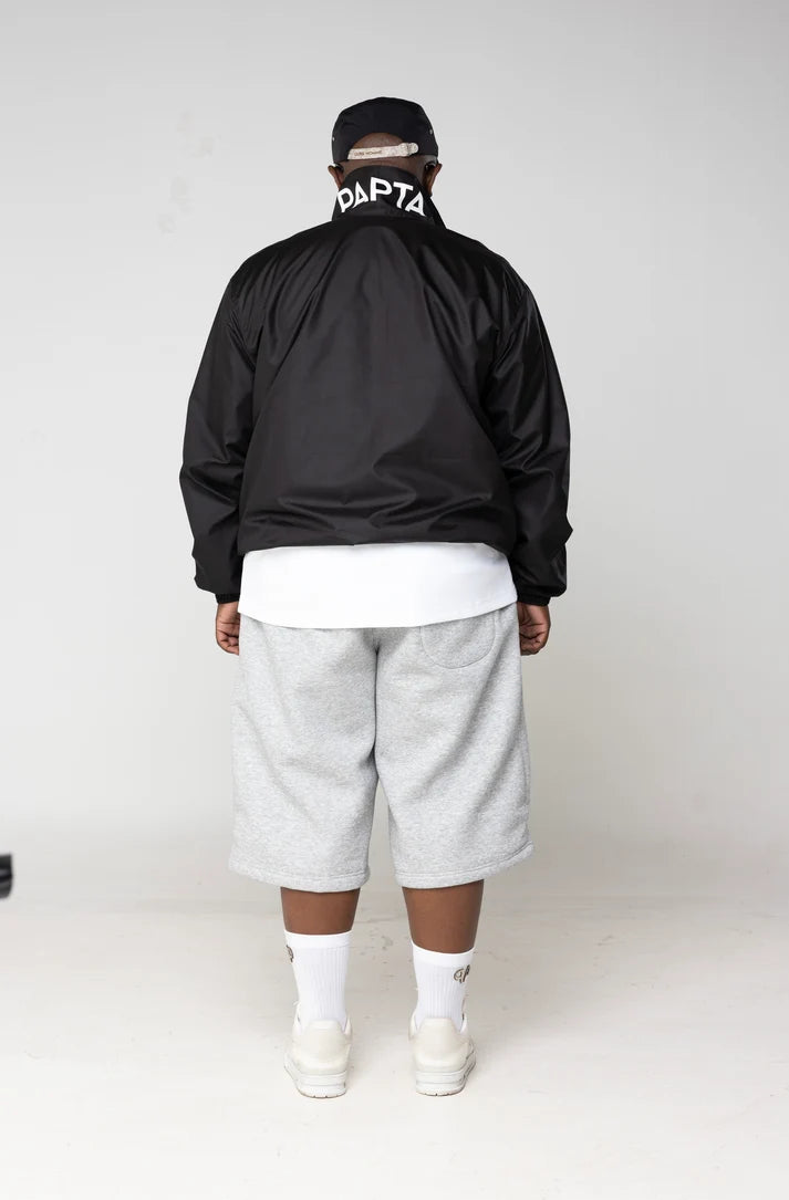 PAPTA Signature Pullover Activewear Jacket — Black