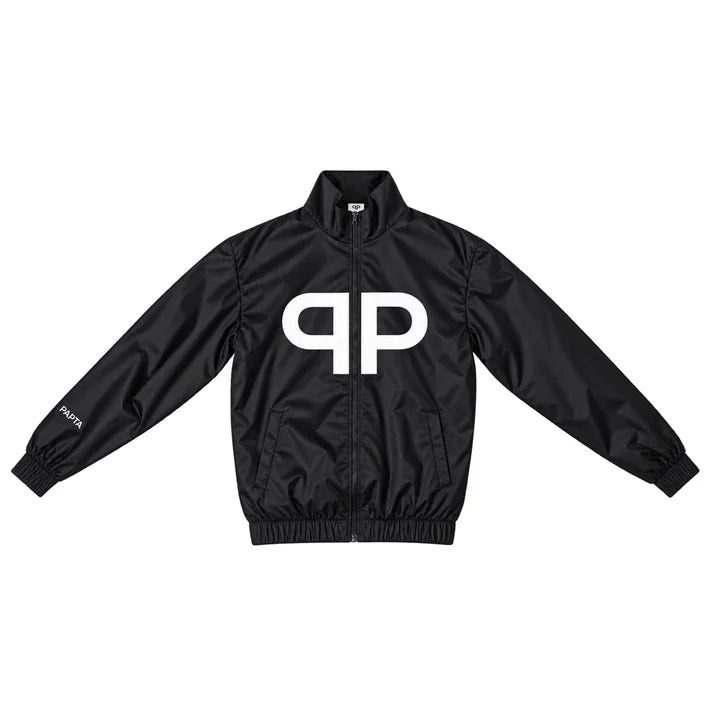 Big PP Black Windbreaker Top